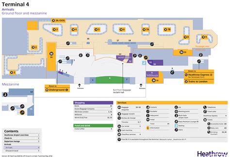 heathrow terminal 4 shops map.